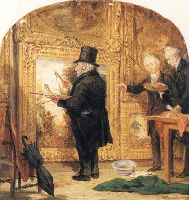 William Parrott J M W Turner at the Royal Academy,Varnishing Day Germany oil painting art